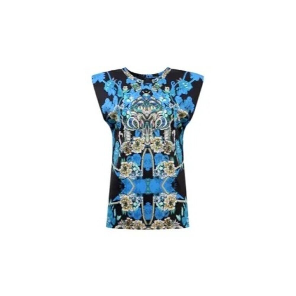 NWT PANTORA DREAM IN REALITY BLUE SHIRT NO SLEEVES LARGE